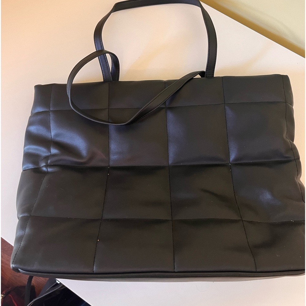 Puffy tote from Target.